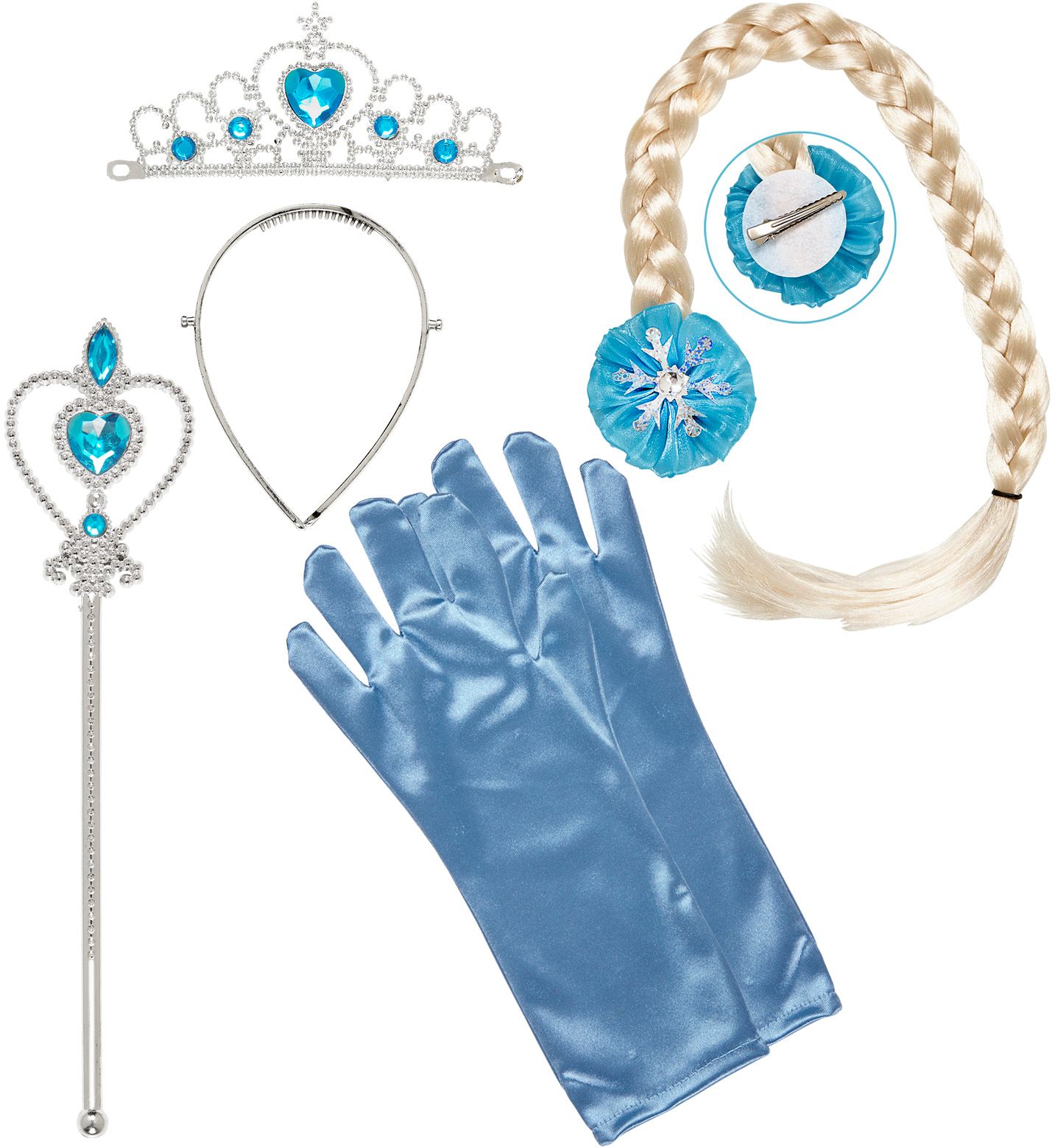 Blauwe Sneeuwprinses Sieraden Set