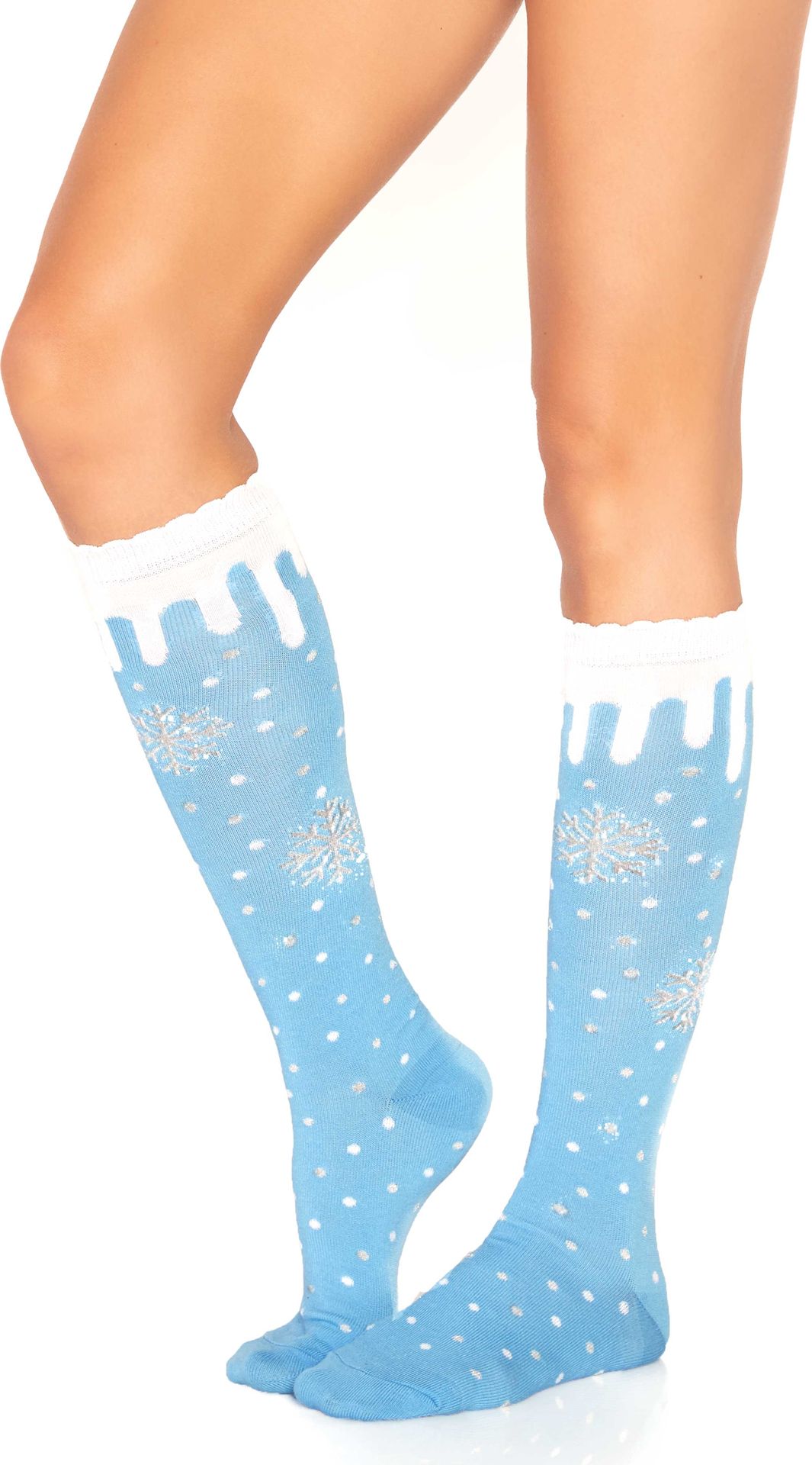 Blauwe Sneeuwvlok Kousen
