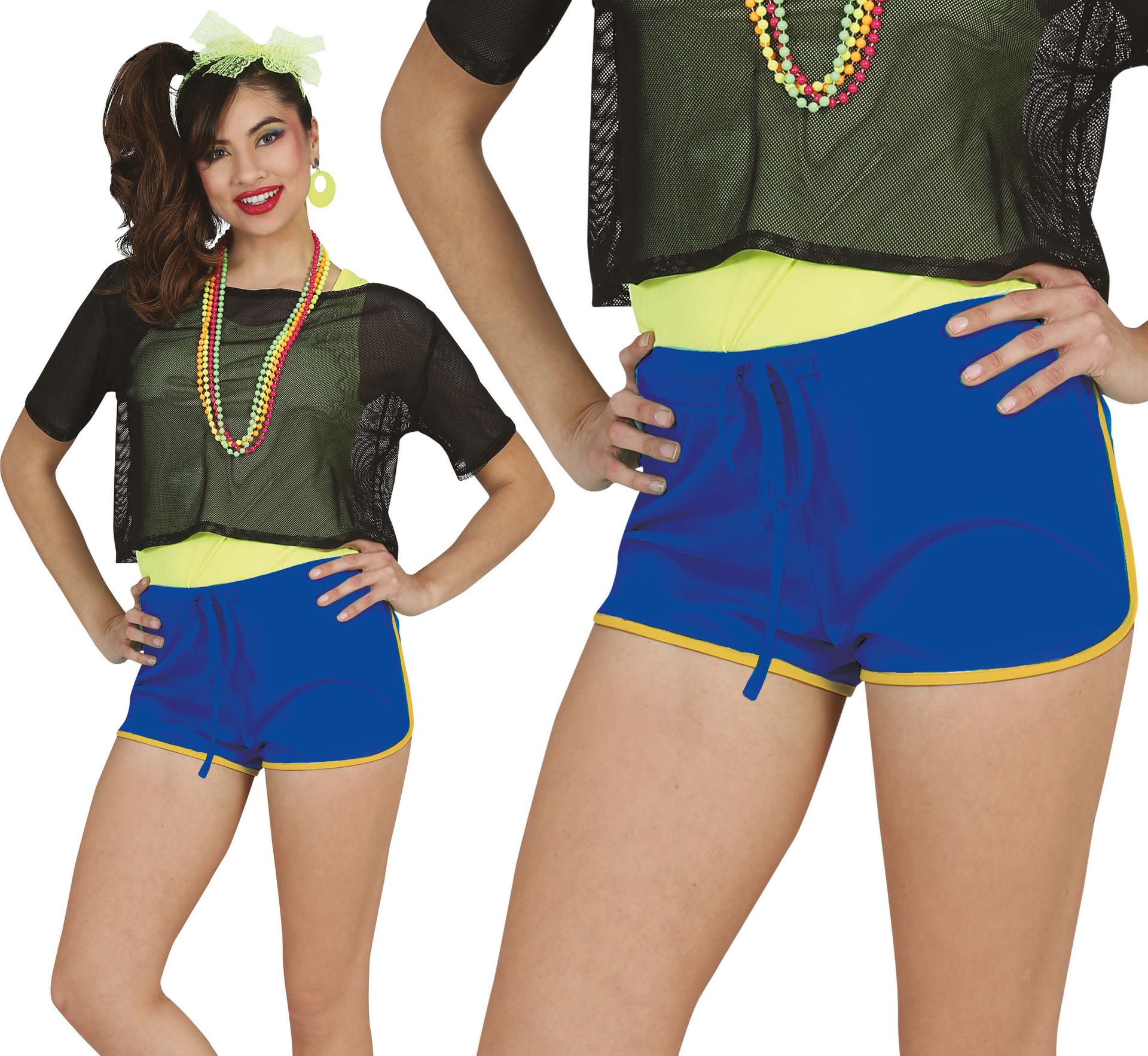 Blauwe Sportbroek 80's Dames