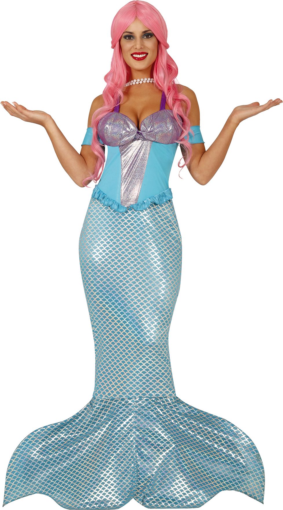 Blauwe Zeemeermin Kostuum