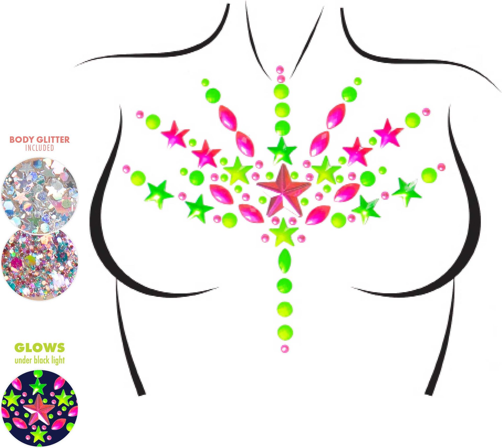 Bliss Body Jewel Stickers