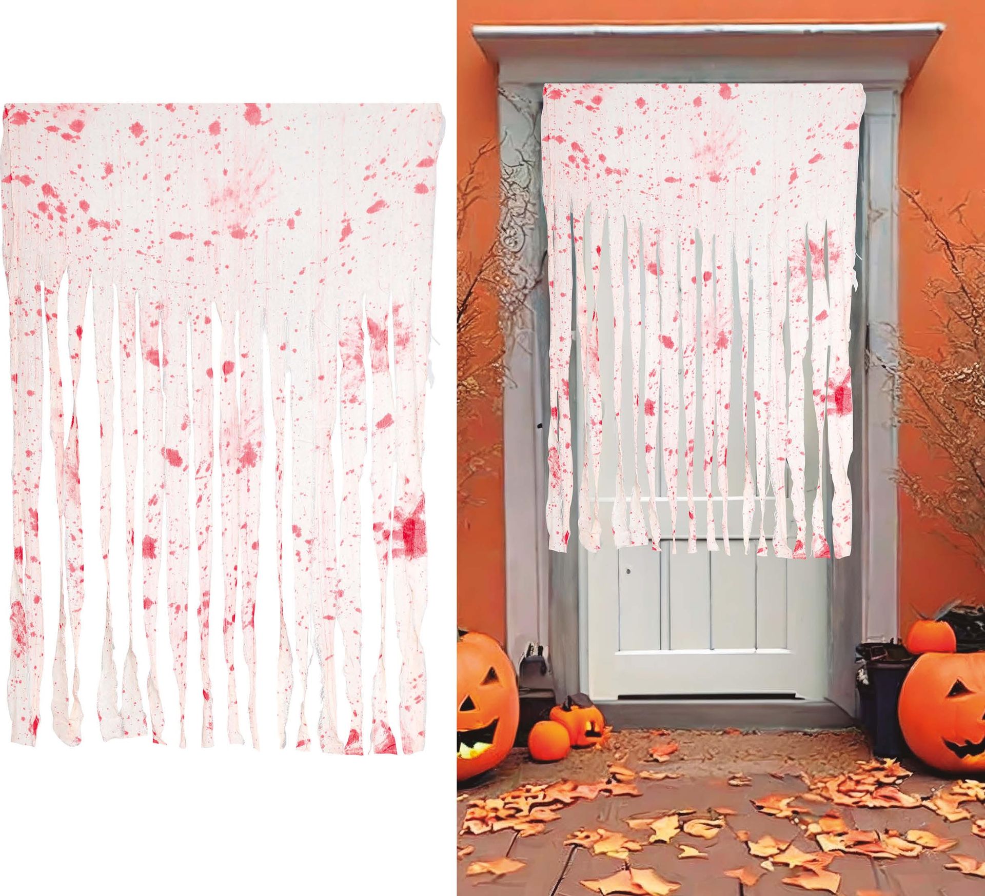 Bloederig Gordijn Halloween