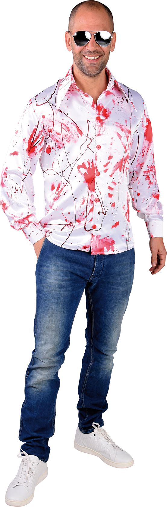 Bloederig Zombie Hemd Heren