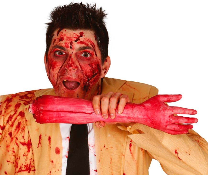 Bloederige Afgehakte Arm