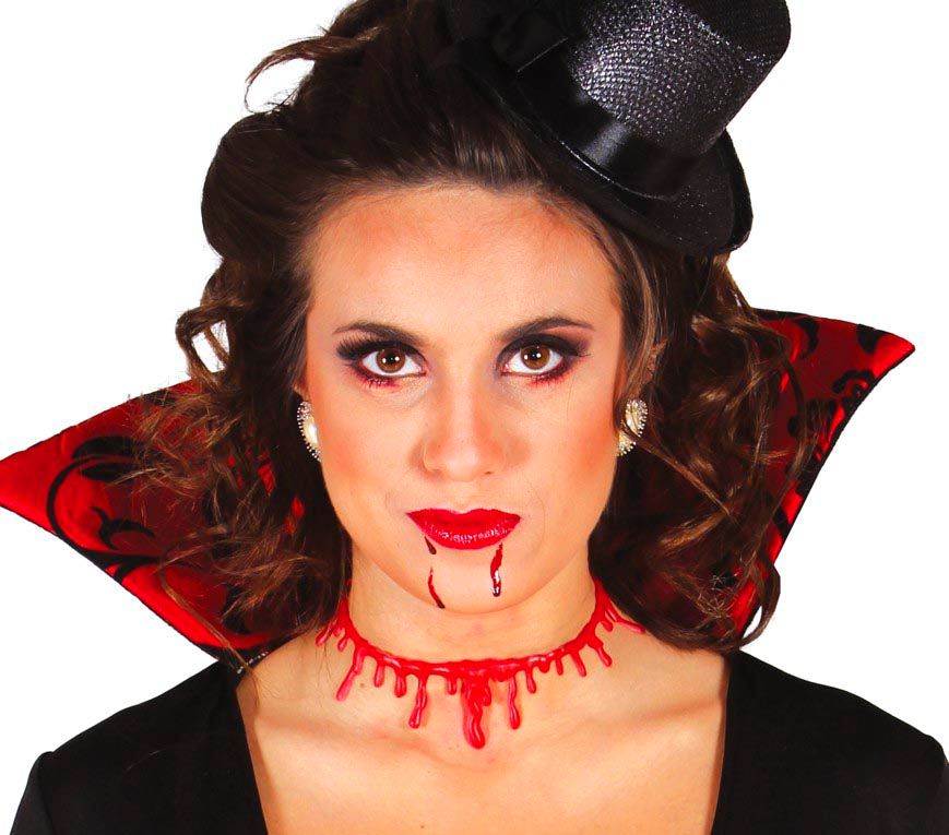 Bloederige Choker Ketting