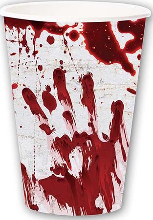Bloederige Horror Partybekers 355ml