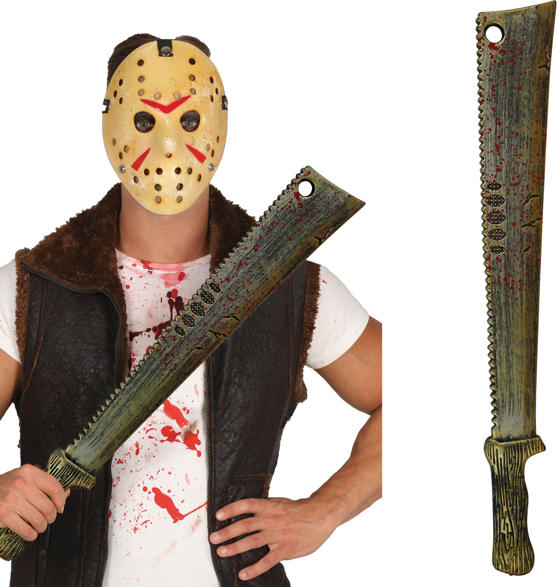 Bloederige Machete Halloween 68cm
