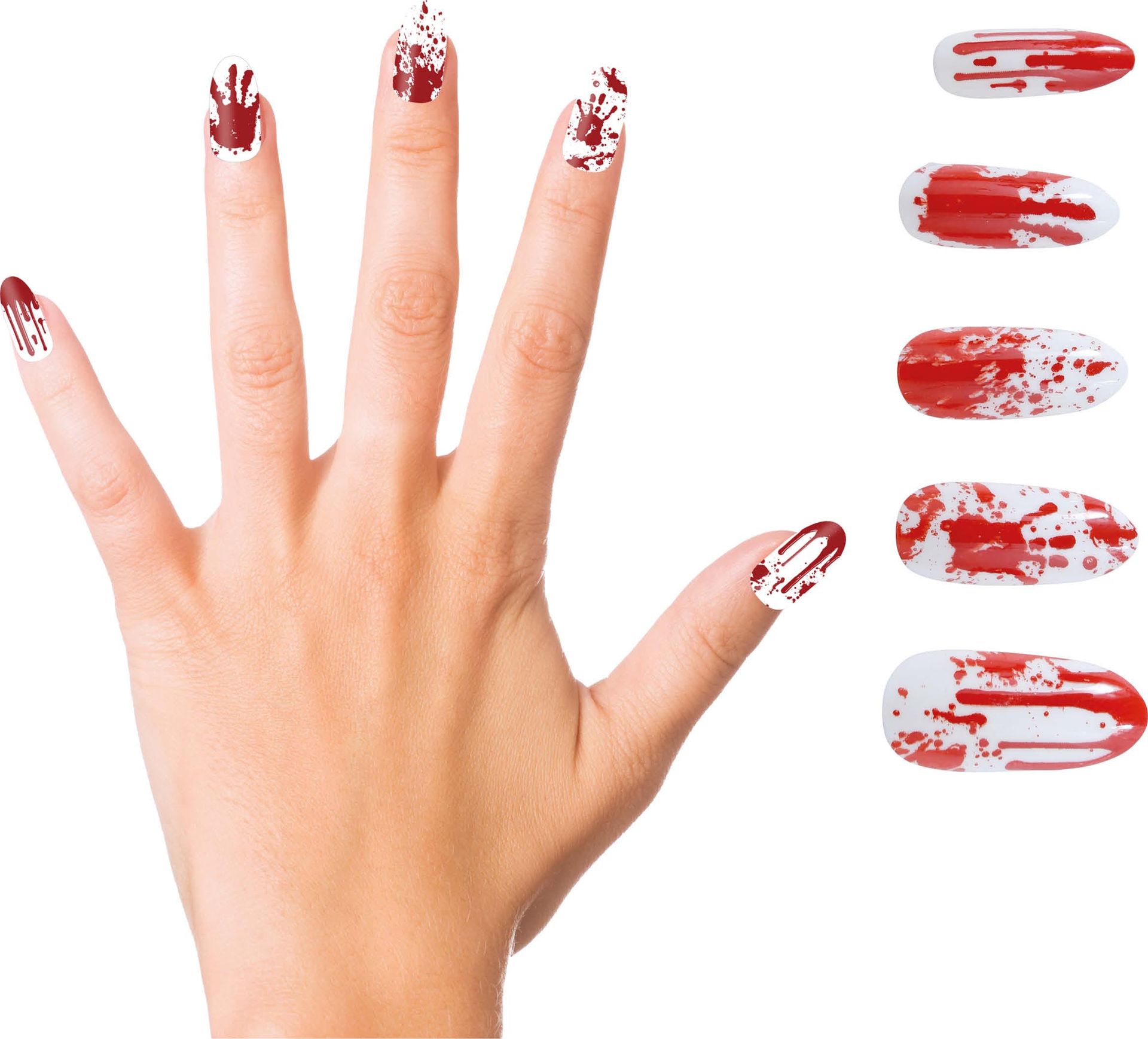 Bloederige Nagels Halloween