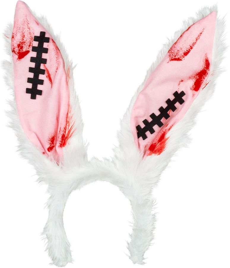 Bloederige playboy bunny haarband
