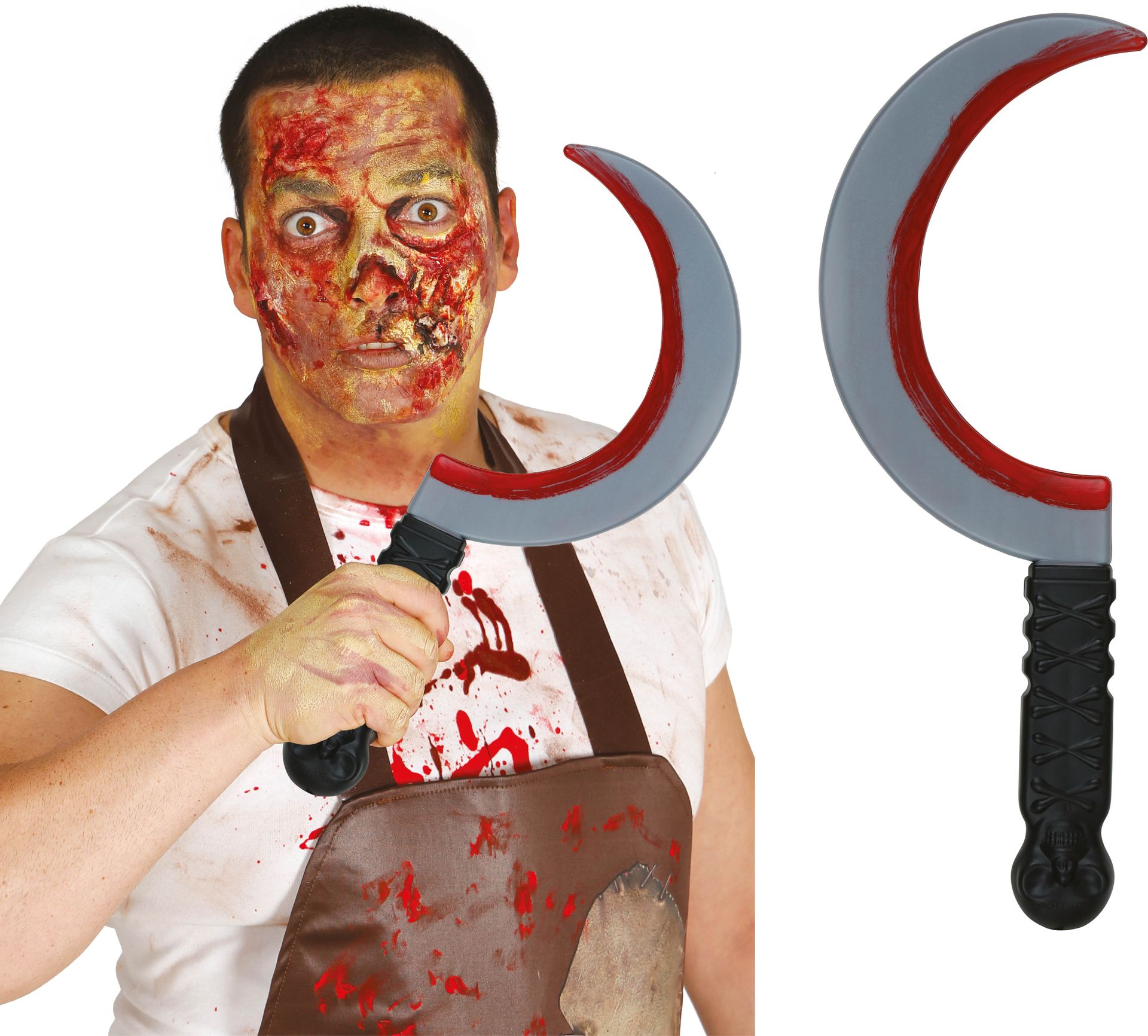 Bloederige Sikkel Halloween 35cm