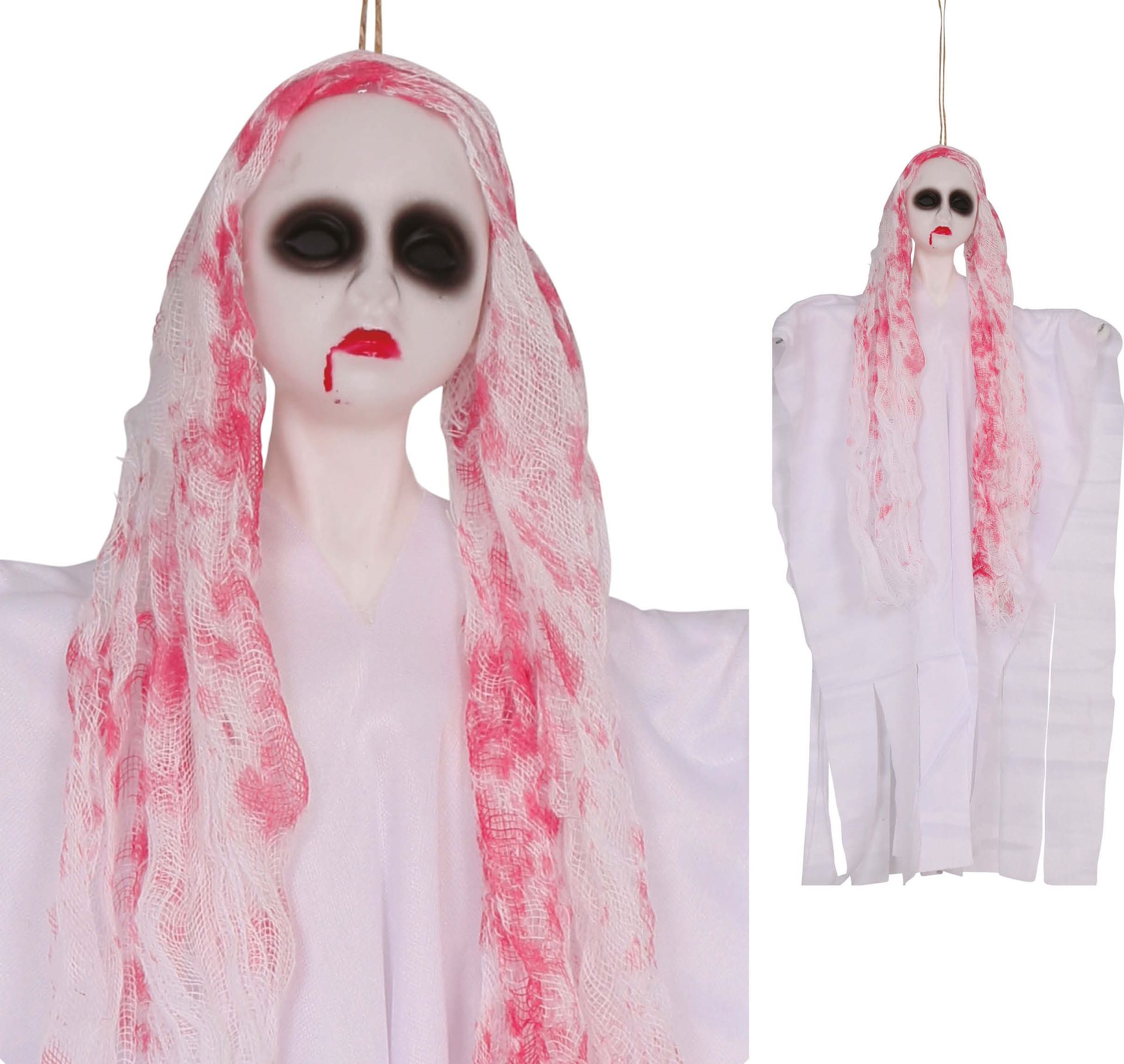 Bloederige Spook Hang Decoratie 50cm