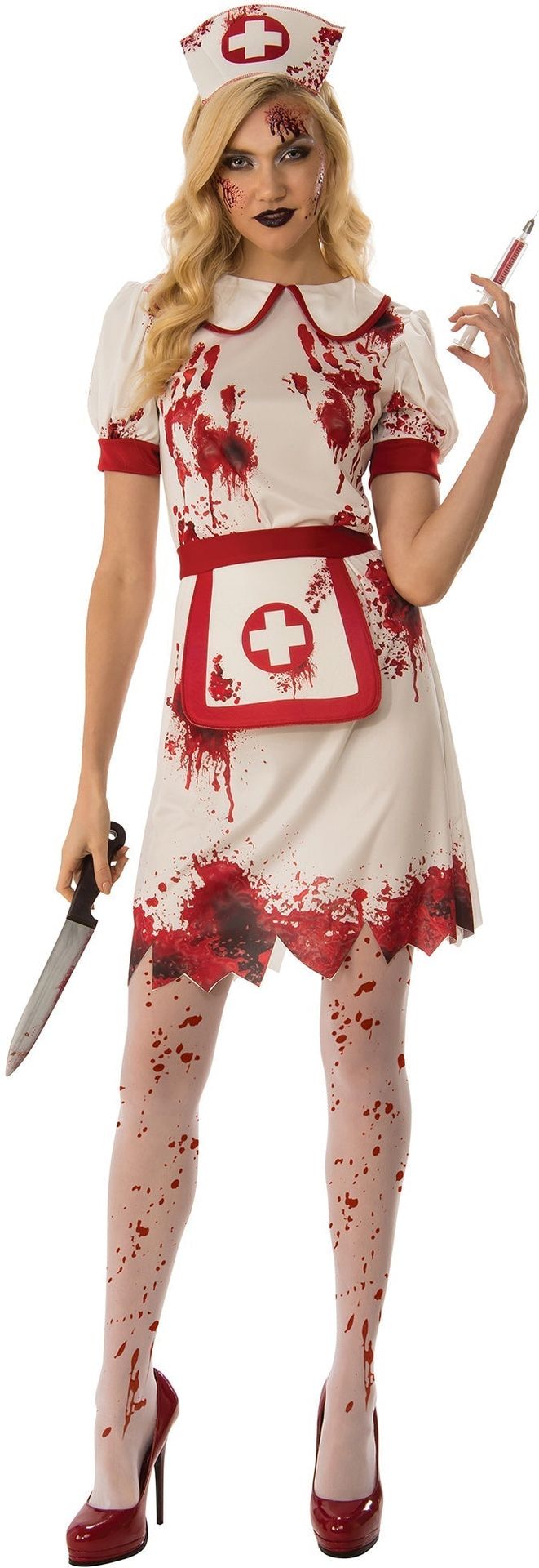 Bloederige Verpleegster Kostuum Dames