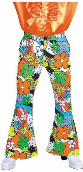 Bloemen Hippie Broek Heren