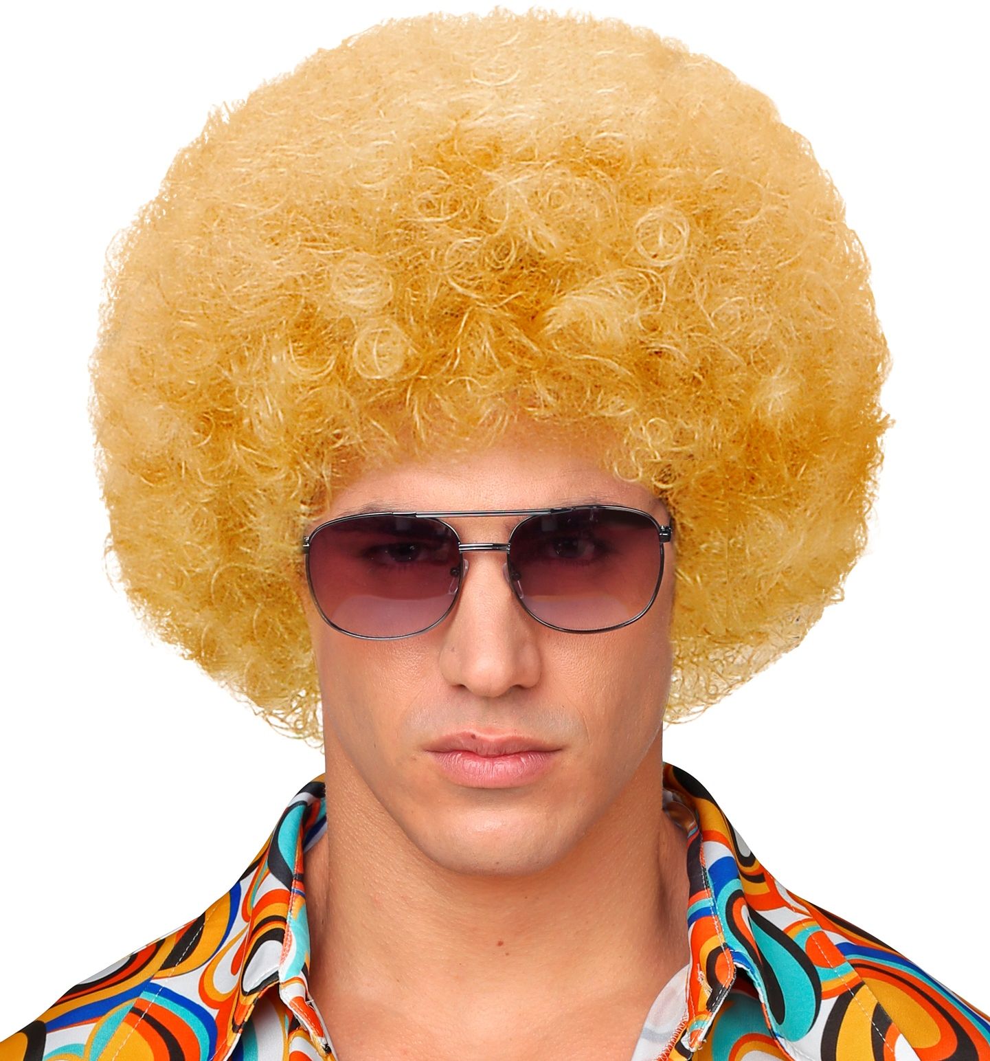 Blonde Krullen Pruik