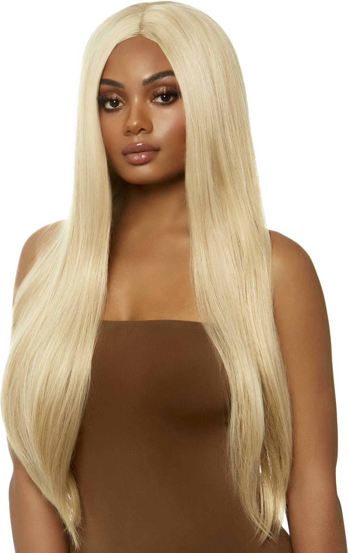 Blonde Lange Pruik Marijn