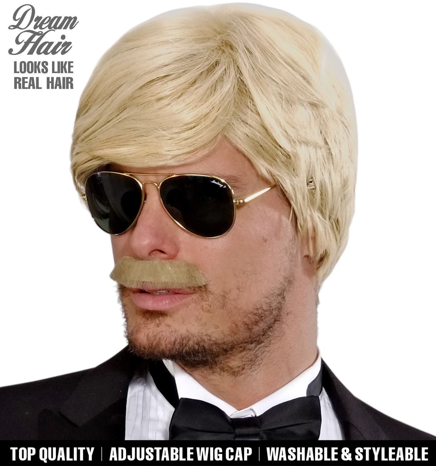 Blonde Playboy Pruik