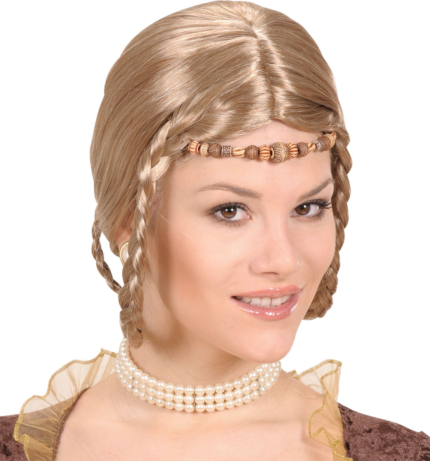 Blonde Renaissance Prinses Pruik