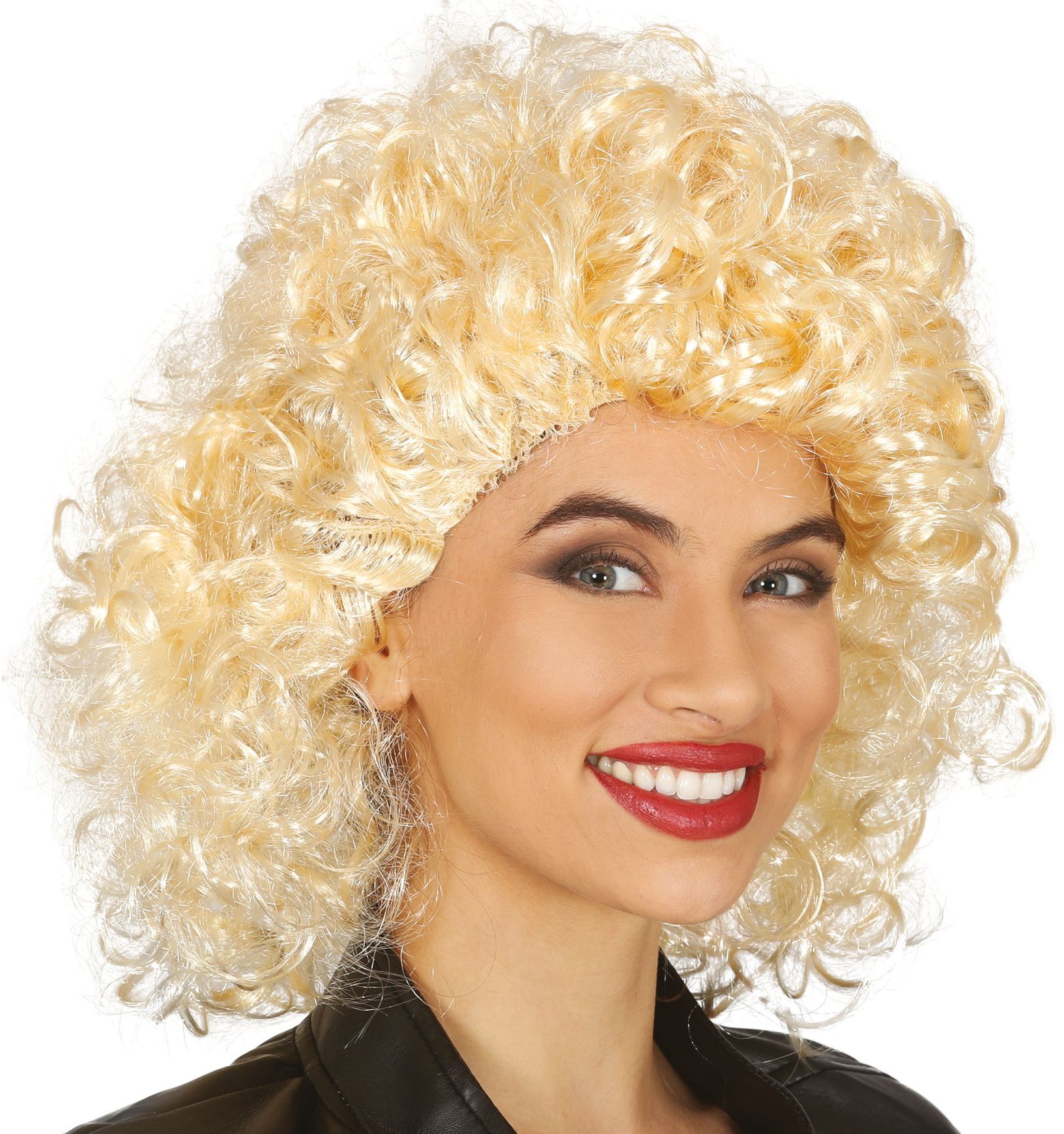 Blonde Sandy Krullen Pruik