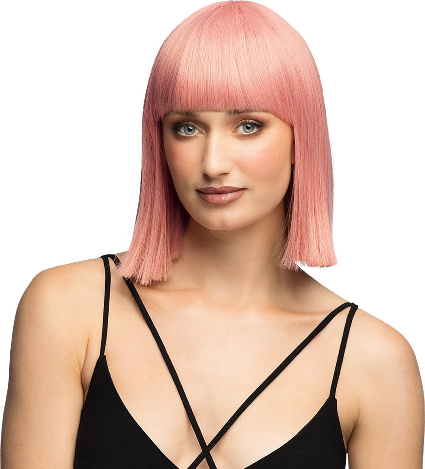 Bob Pruik Dames Koraal Roze