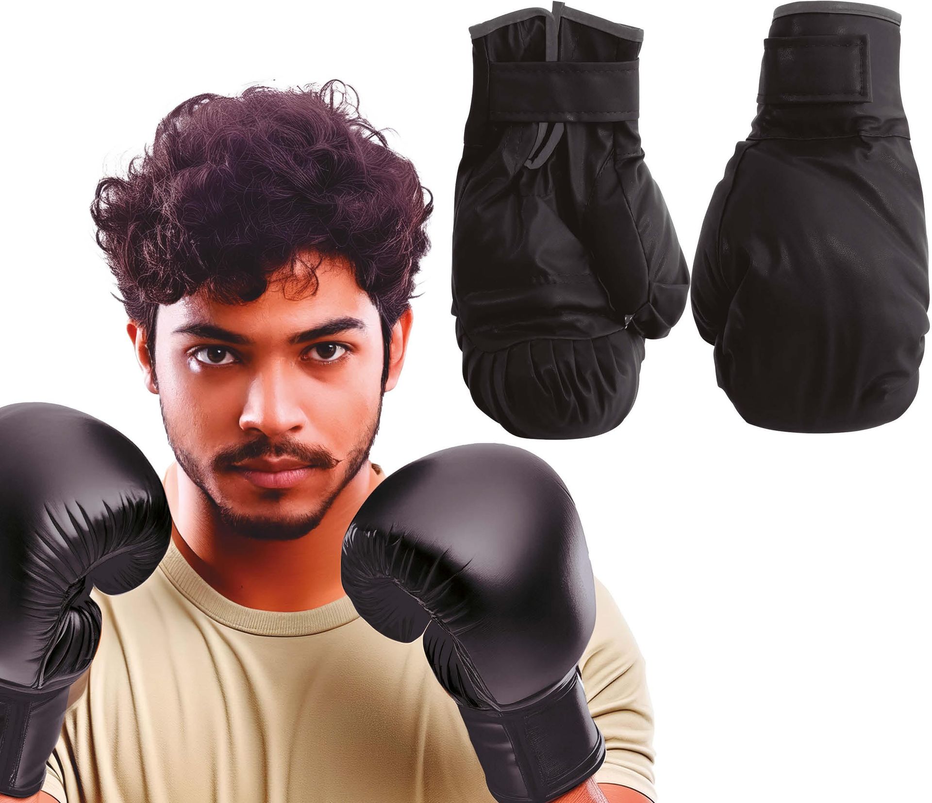 Bokshandschoenen Zwart