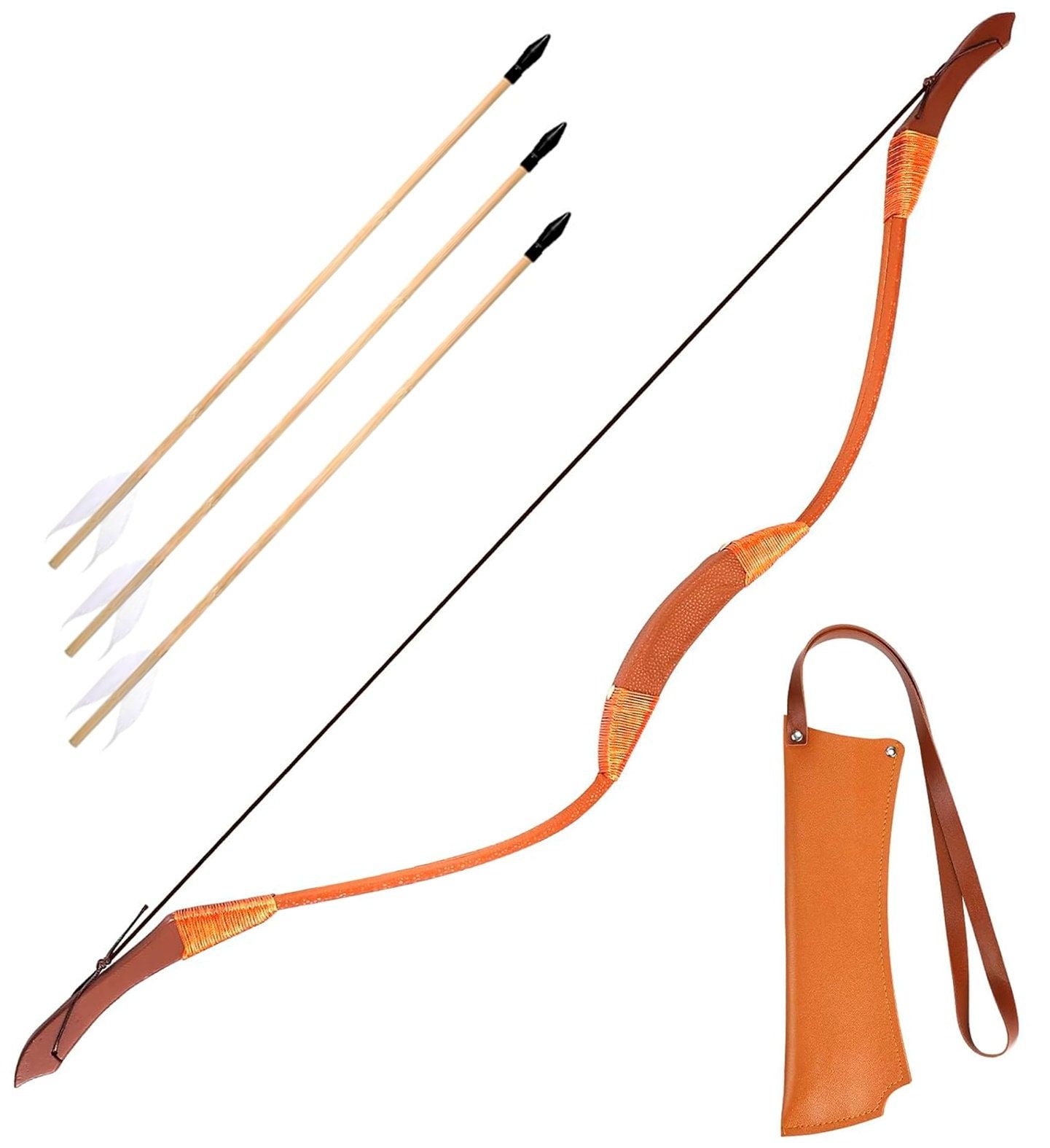 Boog en Pijlen Set met Koker Oranje
