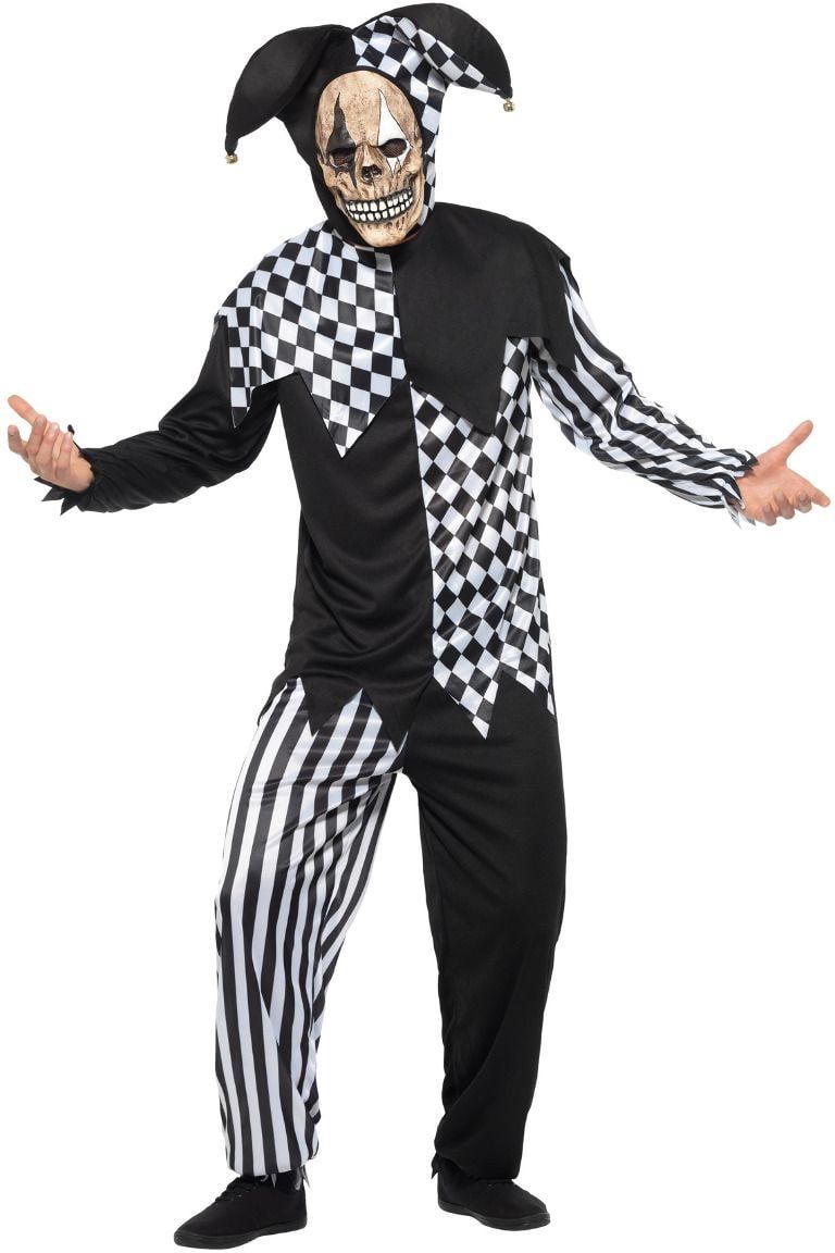 Boze Nar Kostuum Zwart Wit