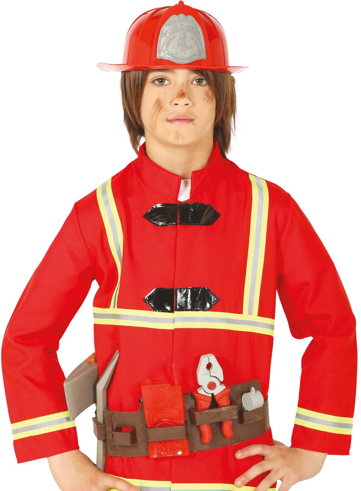 Brandweerman accessoire setje kind