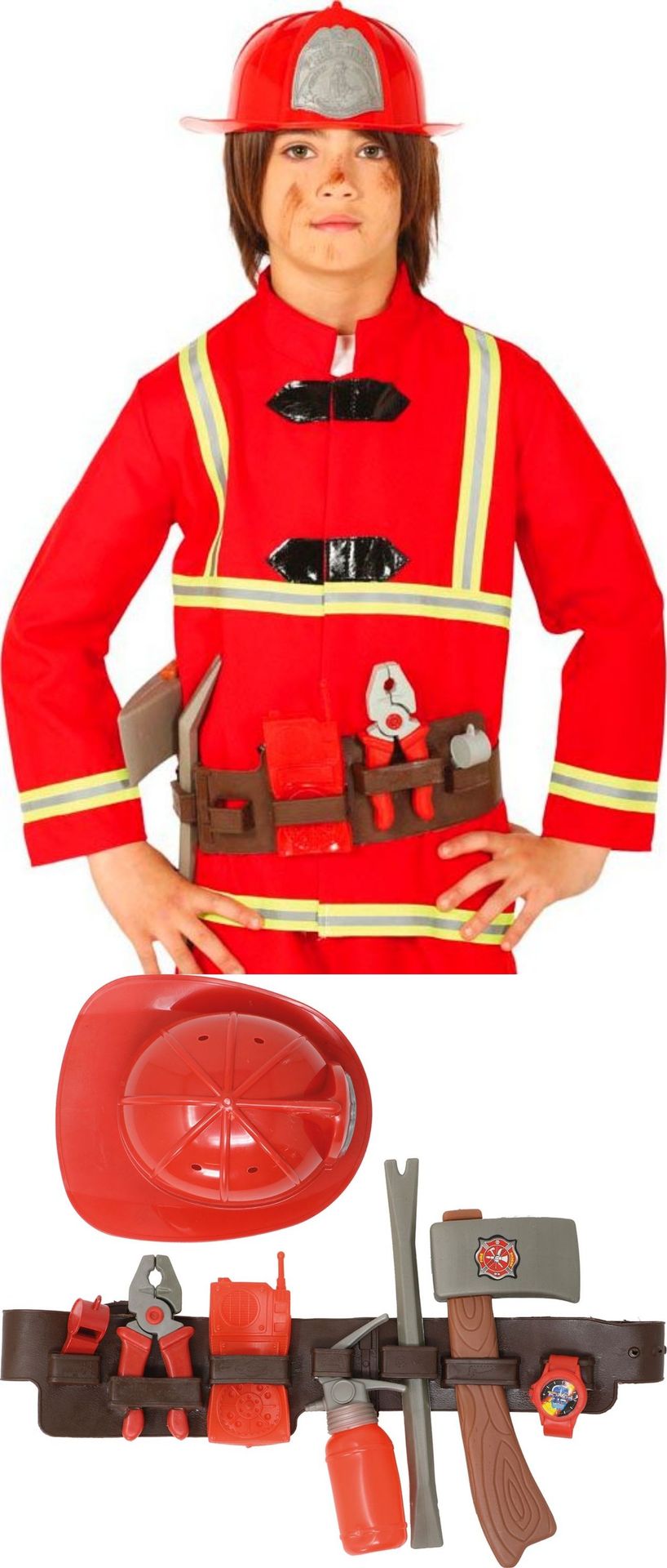 Brandweerman Accessoire Setje Kind