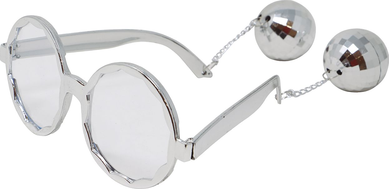 Bril met Discoballen