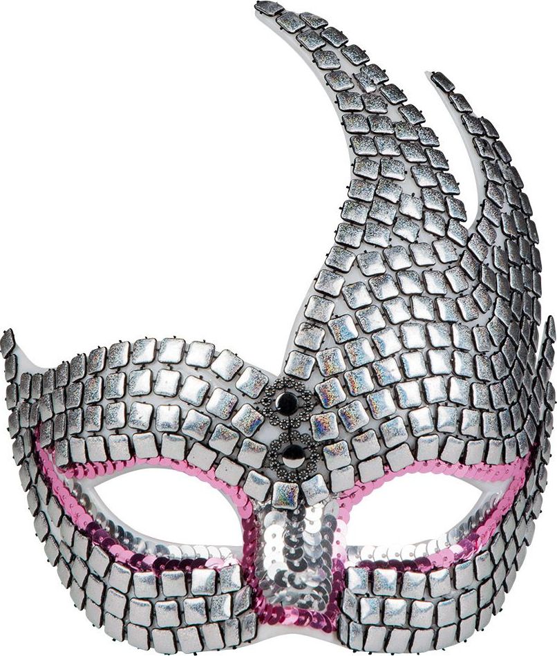 Brillanti Zilveren Oogmasker