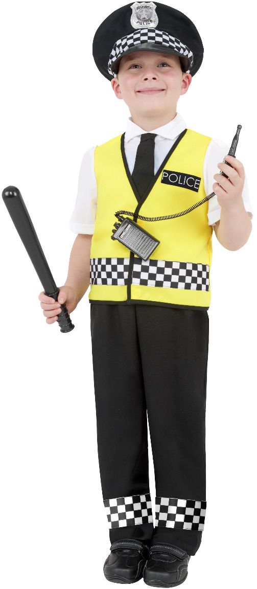 Britse mannen politie kostuum