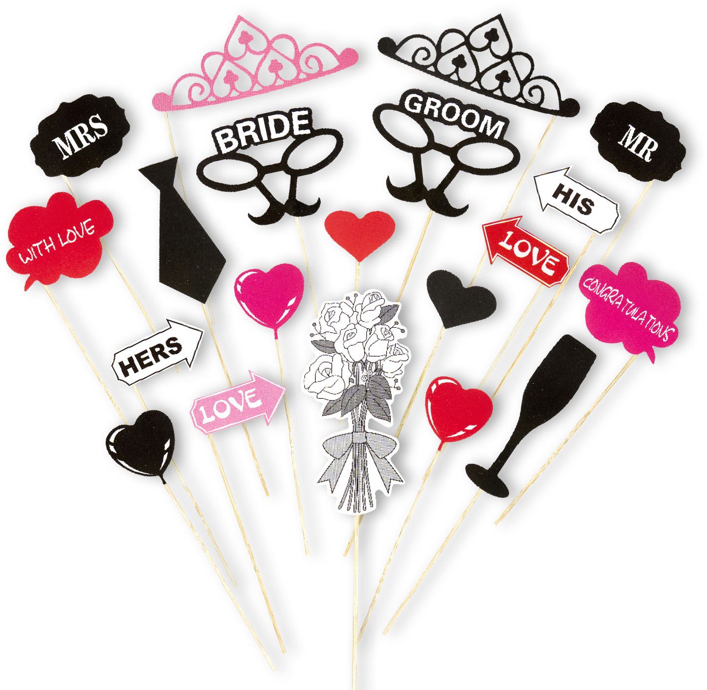 Bruid en Bruidegom Foto Accessoires