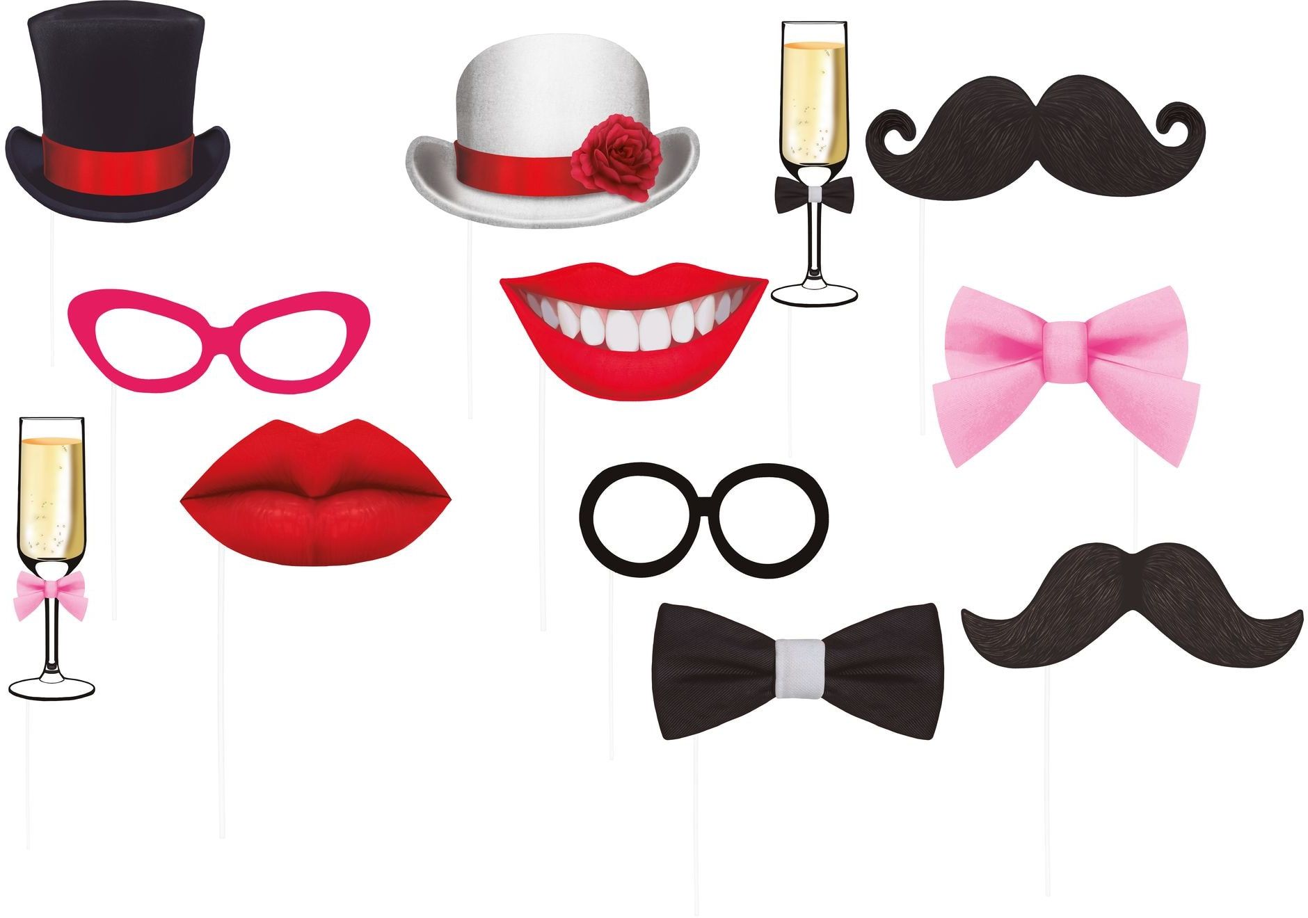 Bruiloft Photobooth Accessoires Xl