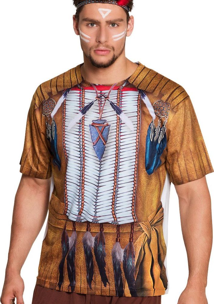 Bruin Indianen Shirt Heren