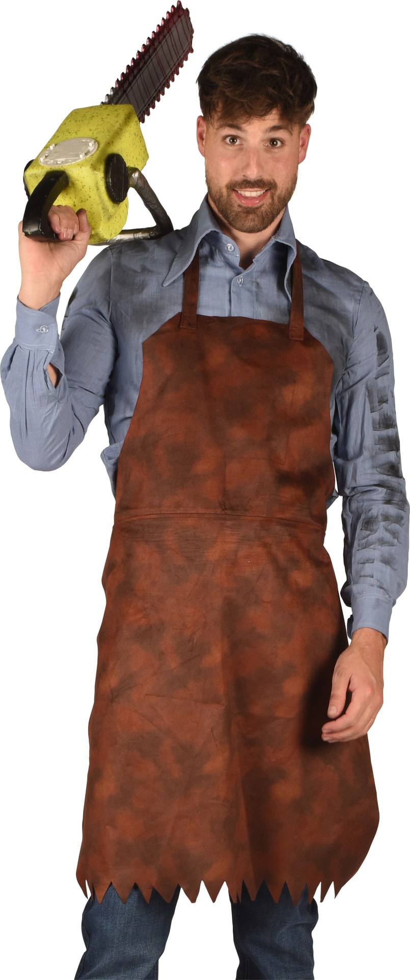 Bruin Slagersschort Leatherface Heren Halloween