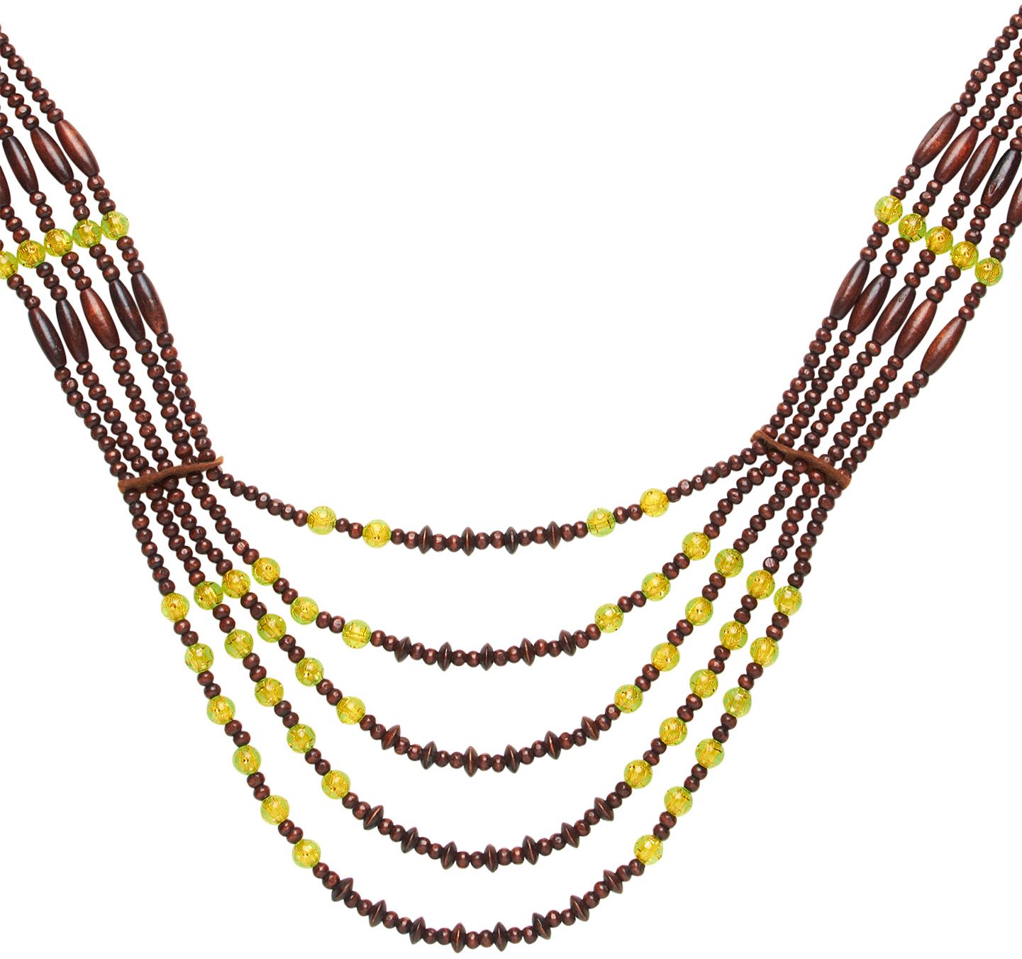 Bruine Afrikaanse Stammen Ketting