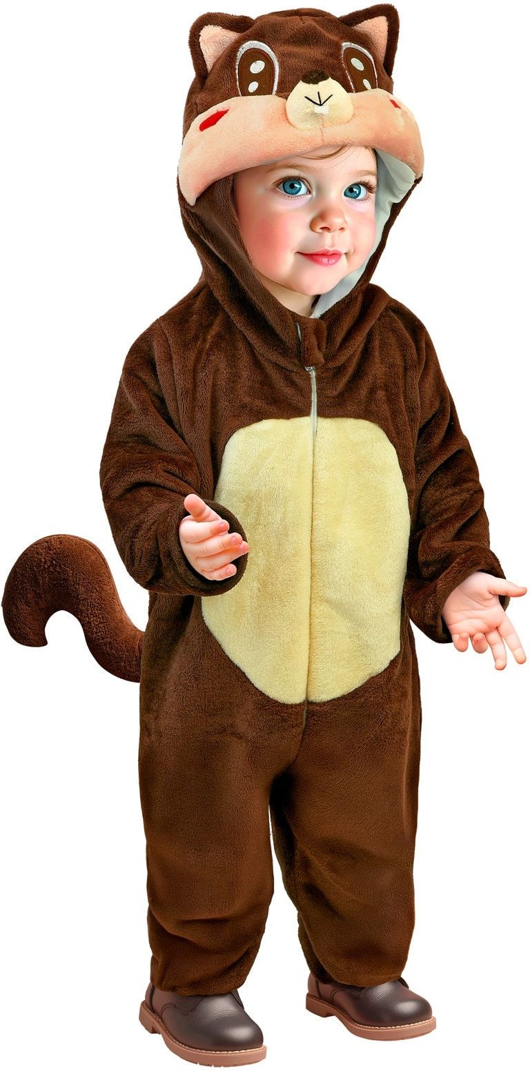 Bruine Eekhoorn Onesie Baby