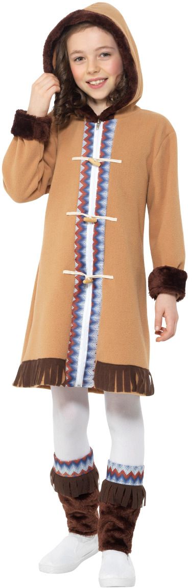 Bruine Eskimo Kostuum Meisjes