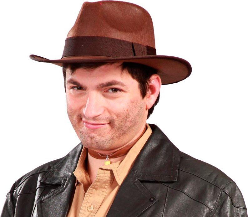 Bruine Indiana Jones Avonturier Hoed