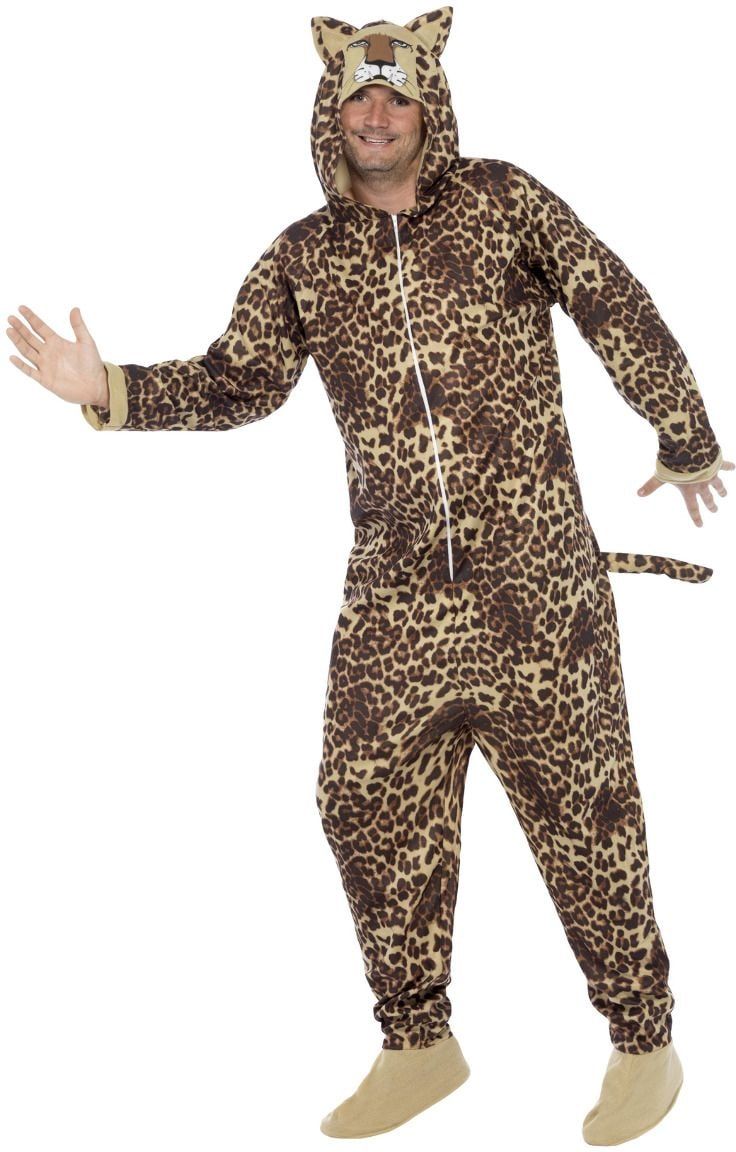 Bruine luipaard onesie