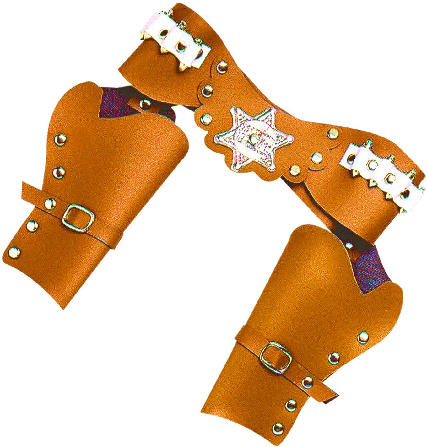 Bruine Luxe Dubbele Cowboy Holster