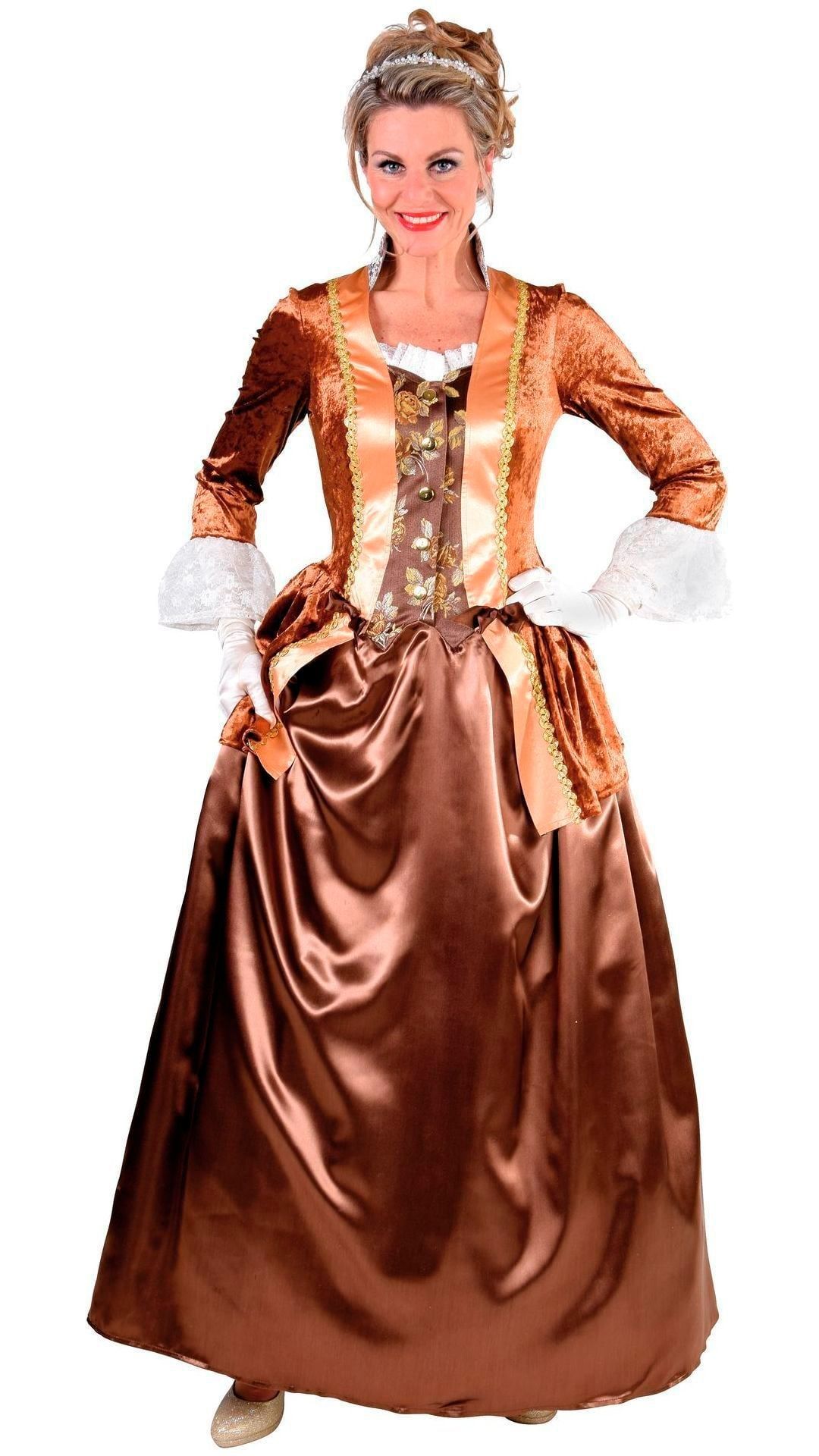 Bruine Markiezin Jurk Dames
