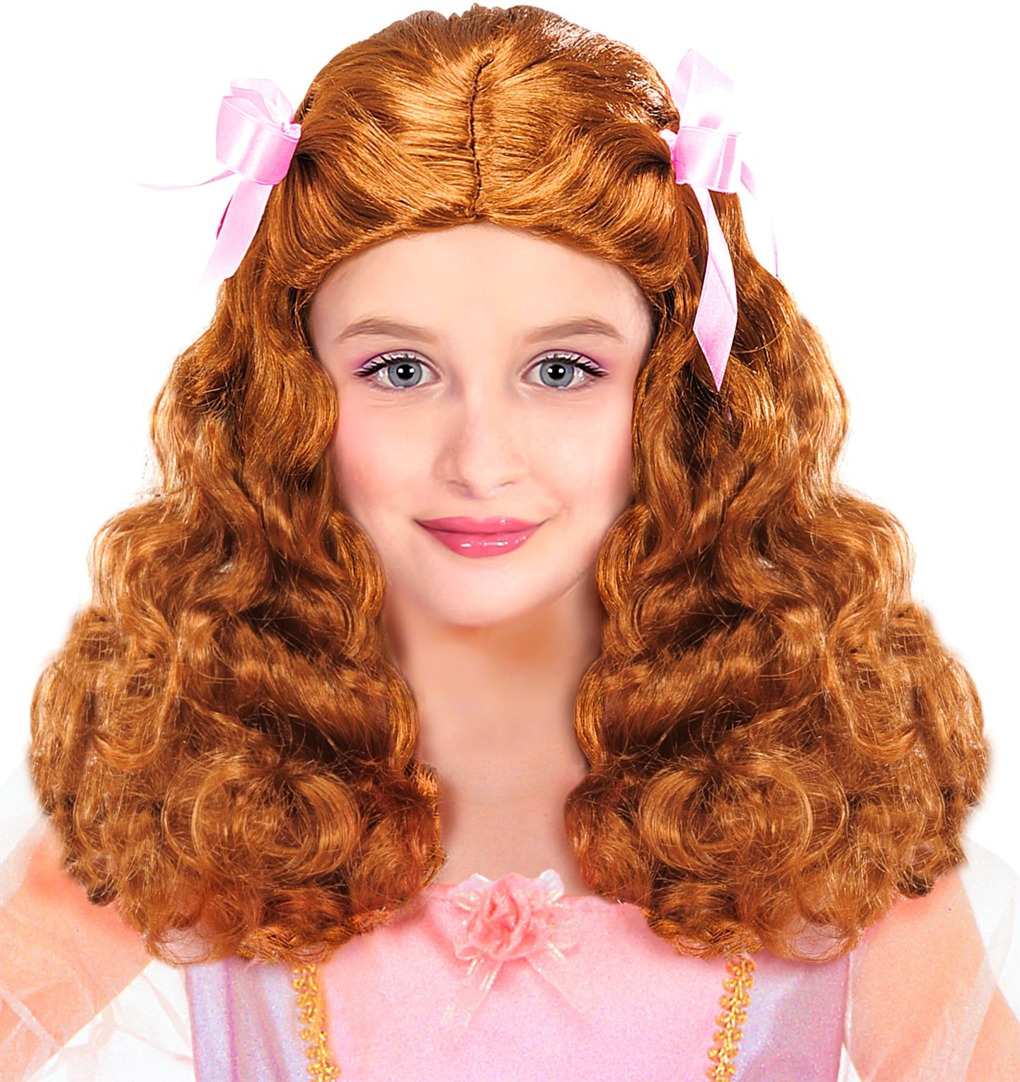 Bruine Prinsesjes Pruik