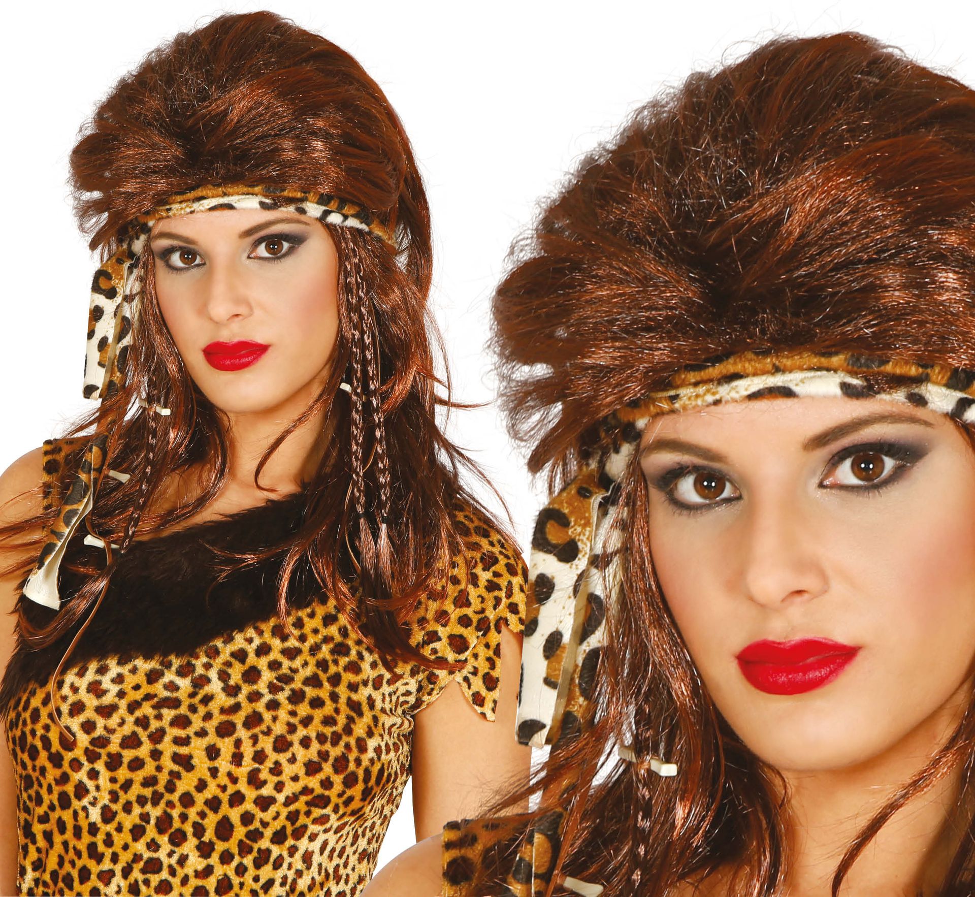 Bruine Pruik Holbewoonster met Hoofdband