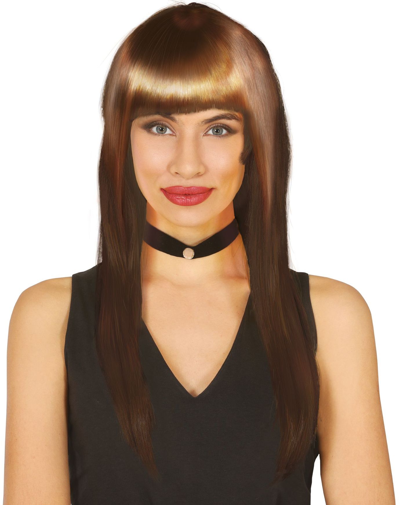 Bruine Pruik met Pony