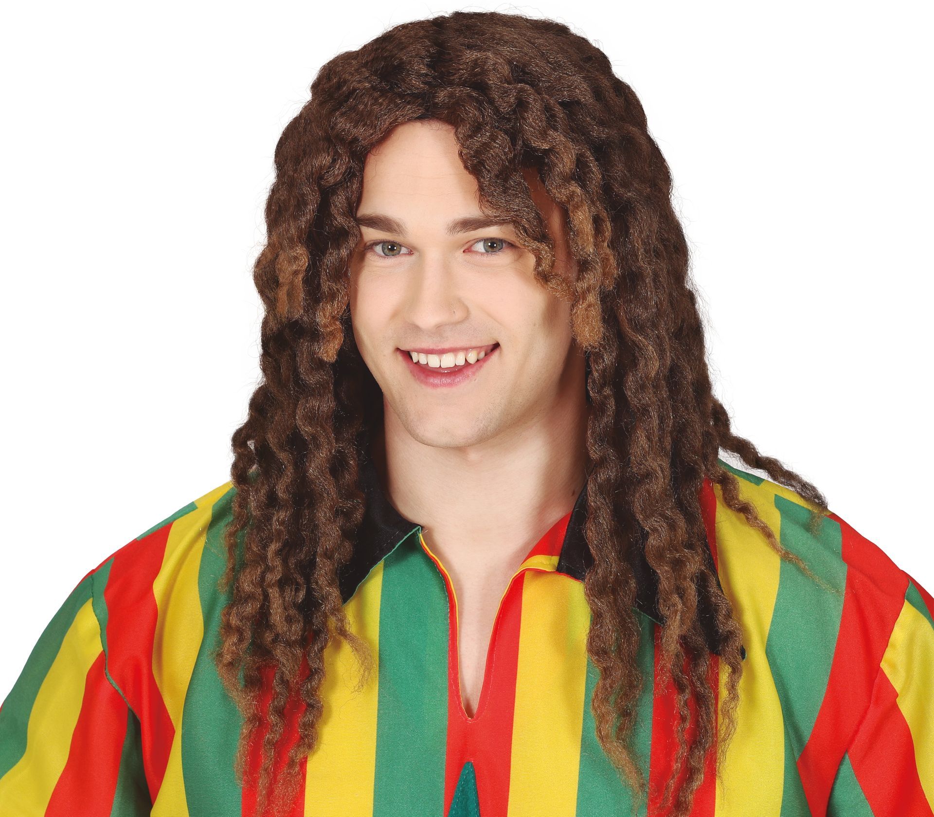 Bruine Rastafari Pruik