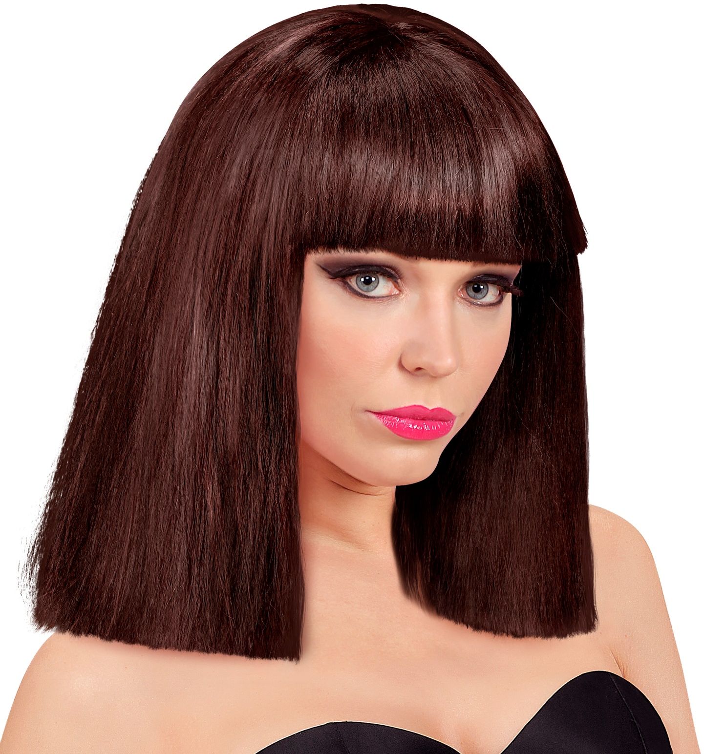 Bruine Showgirl Pruik