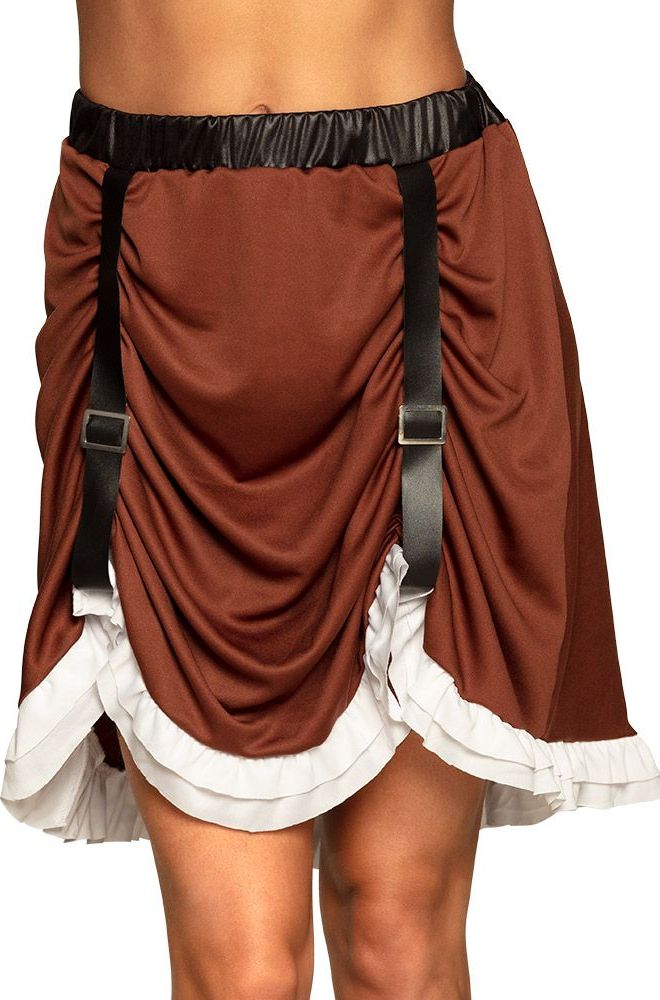 Bruine Steampunk Basis Rok Dames