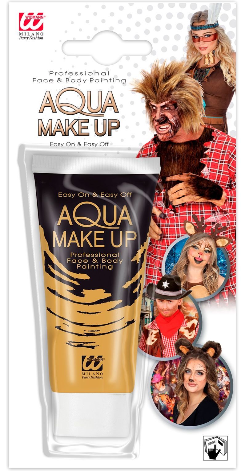 Bruine Waterbasis Schmink Tube 30ml