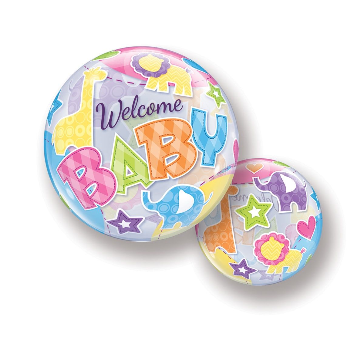 Bubbles ballon welcome baby 56cm